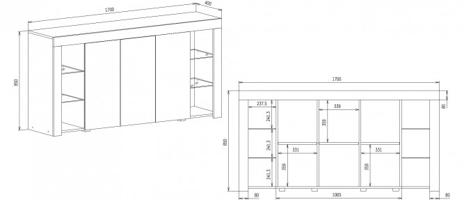 Комод Бронкс
