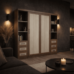 Шкаф-кровать трансформер Венера