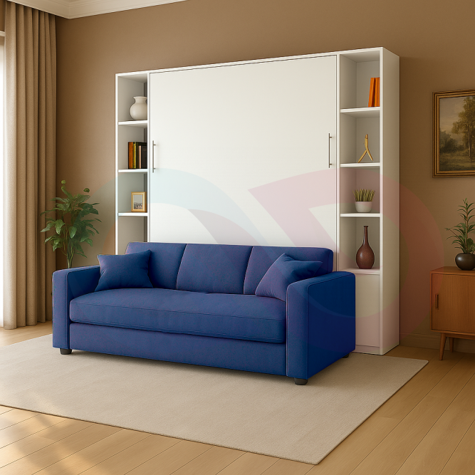 Шкаф-кровать трансформер с диваном Мэлми-2