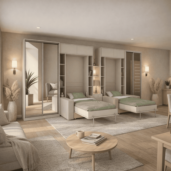 Шкаф-кровать трансформер Лига