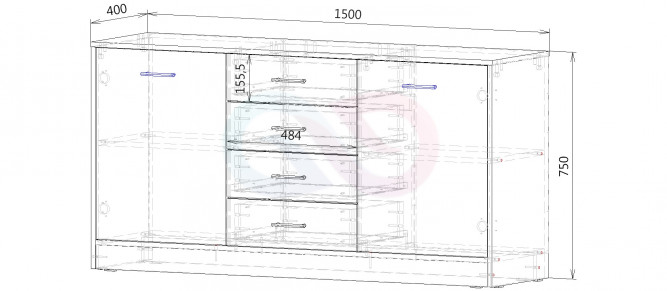 Комод Вивьен