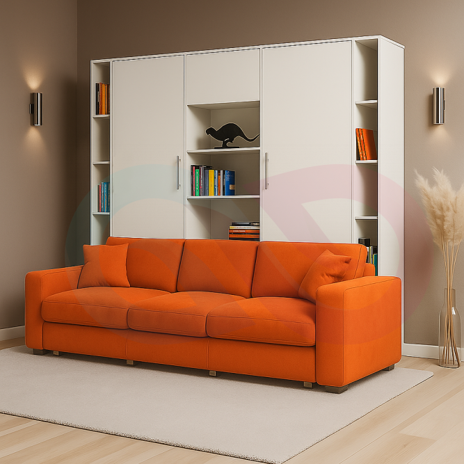 Шкаф-кровать трансформер с диваном Сиерра