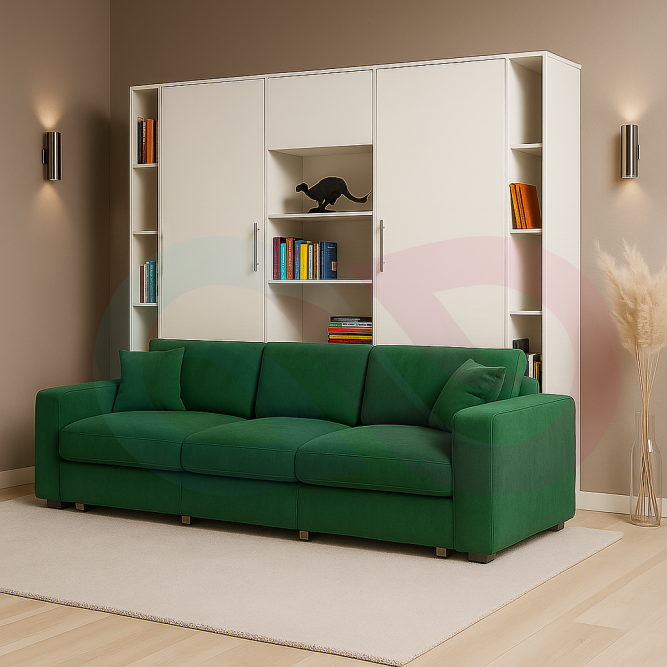 Шкаф-кровать трансформер с диваном Сиерра