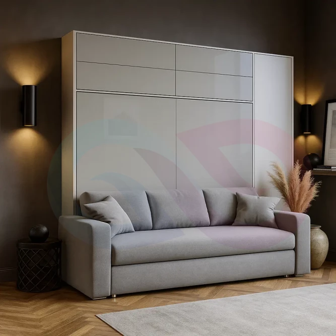 Шкаф-кровать с диваном Гирро