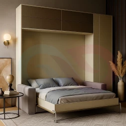 Шкаф-кровать с диваном Гирро