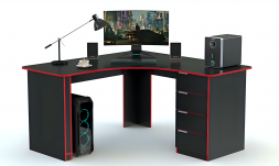 Угловой компьютерный стол Хьюго