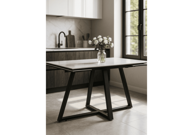 Раздвижной керамический стол Памелла 