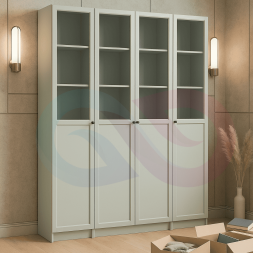 Шкаф в стиле ИКЕА Билли-20