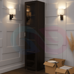 Угловой книжный шкаф Ворон 31