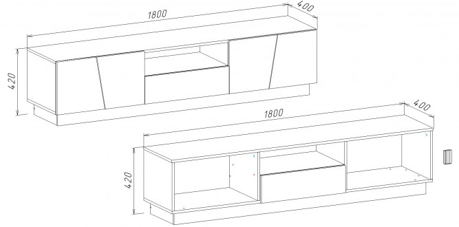 Тумба под тв Ария