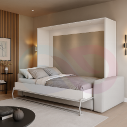 Шкаф-кровать трансформер с диваном Серенада