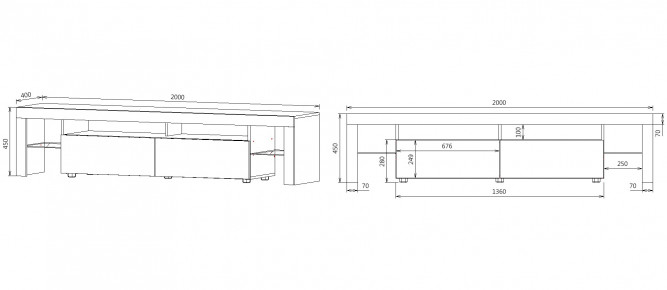Тумба под тв Линкольн