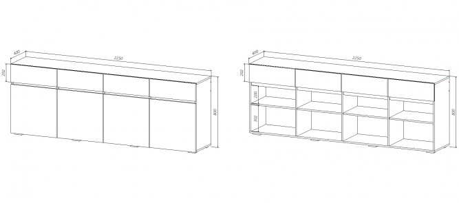 Комод Лайт-4