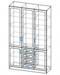 Шкаф книжный Бонни