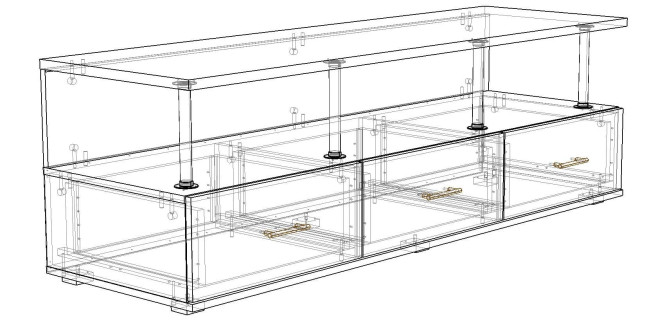 Тумба под ТВ Виолла